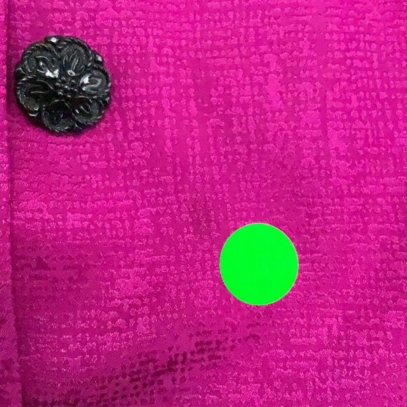 Adrianna Papell Jacket Women 10 Pink Silk Embroidery Floral Shimmer Party - Picture 3 of 10